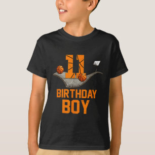 11e verjaardag basketbal jersey 11 jaar oud jongen t-shirt
