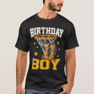 11e verjaardag Basketball Boy 11 jaar oude Basketb T-shirt