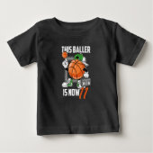 11e verjaardag Basketball Player Funny 11 (Voorkant)