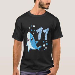 11e verjaardag Boys Shark 11 jaar oude zeehaai T-shirt
