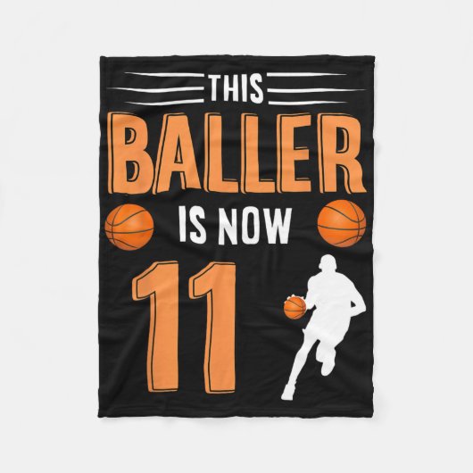 11e verjaardag Bysketbyll - Deze Byller is nu 11 Fleece Deken (Voorkant)