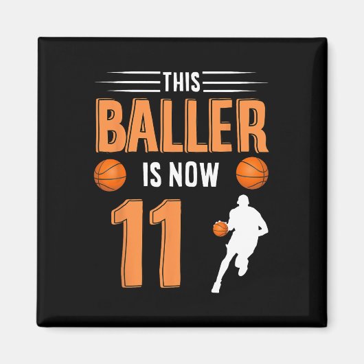 11e verjaardag Bysketbyll - Deze Byller is nu 11 Magneet (Voorkant)