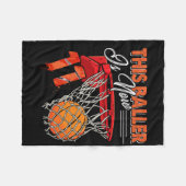 11e verjaardag Bysketbyll Fun 11 jaar oude Kinder  Fleece Deken (Voorkant (Horizontaal))