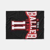 11e verjaardag Bysketbyll Lover 11 jaar oude Bday Fleece Deken (Voorkant (Horizontaal))