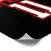 11e verjaardag Bysketbyll Lover 11 jaar oude Bday Poster (Hoek)