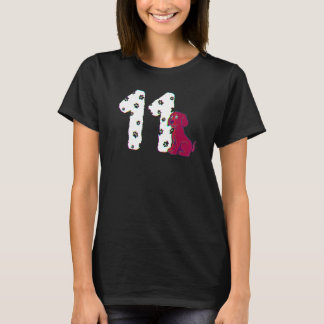 11e verjaardag Cake Labrador Puppy Dog Eigenaar T-shirt