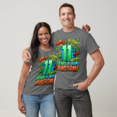 11e verjaardag Comic Style Geweldig sinds 2012 11  T-shirt (Unisex)