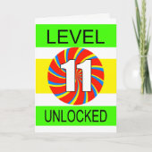 11e verjaardag computergamer kaart (Voorkant)