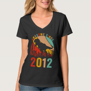 11e Verjaardag Dinosaur T Rex Jongens Retro Geweld T-shirt