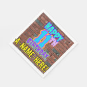 11e verjaardag ~ Fun, geïnspireerd door Urban Graf Servet (Hoek)