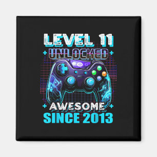 11e Verjaardag Gamer 11 Jaar Oud Grappig Bday Boy  Magneet