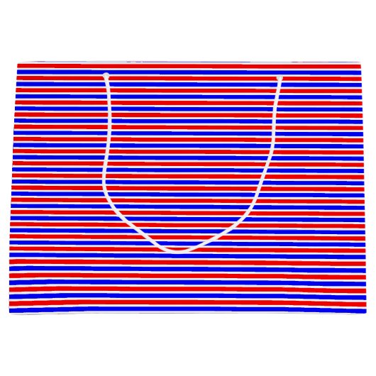 11e verjaardag gepersonaliseerd rood blauw large cadeautasje (Voorkant)