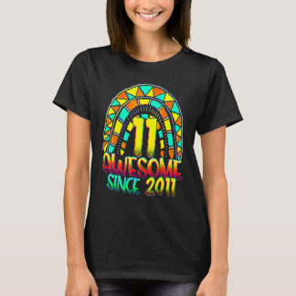 11e verjaardag Geweldige sinds 2011: Birthday-rege T-shirt
