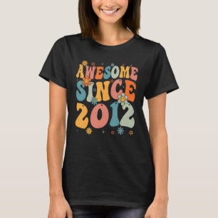 11e verjaardag Geweldige sinds 2012 11 jaar oud T-shirt