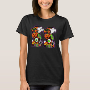 11e verjaardag Halloween 11 jaar oude spookkostuum T-shirt