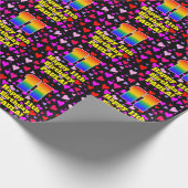 11e verjaardag: Het liefhebbende Kunstpatroon, Reg Cadeaupapier (Hoek)