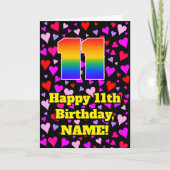 11e verjaardag: Het liefhebbende Kunstpatroon, Reg Kaart (Voorkant)