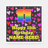 11e verjaardag: Het liefhebbende Kunstpatroon, Reg Servet (Voorkant)