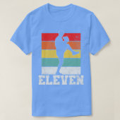 11e verjaardag honkbalwerper t-shirt (Design voorkant)