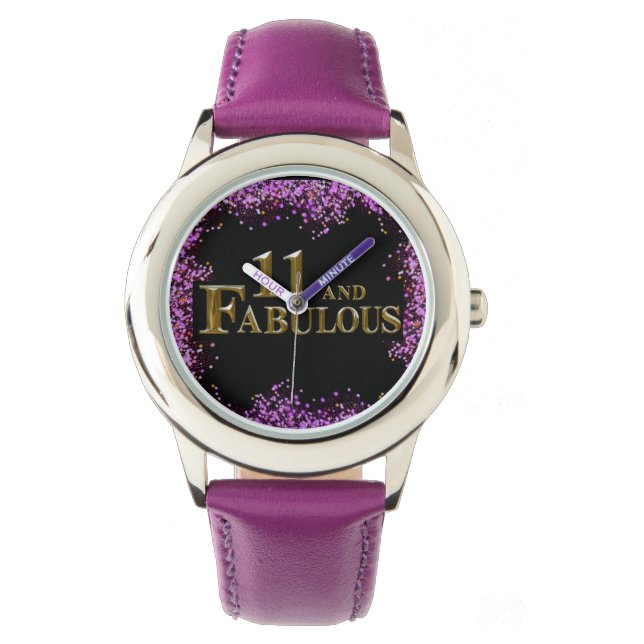 11e verjaardag horloge (Voorkant)