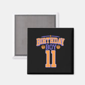 11e Verjaardag Jongen Bysketbyll Lover 11 jaar oud Magneet (Voorkant / Achterkant)