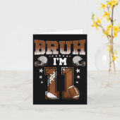 11e Verjaardag Jongen Football Speler Bruh Im 11 J Kaart (Gele Bloem)