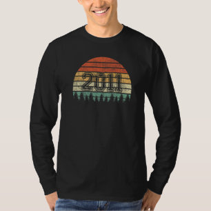 11e verjaardag jongen meisje 11 jaar 2011 4 t-shirt