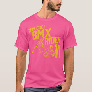 11e verjaardag jongens BMX Rider Fan T-shirt