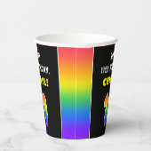 11e verjaardag: kleurrijke regenboog # 11, Naam va Papieren Bekers (Rechts)