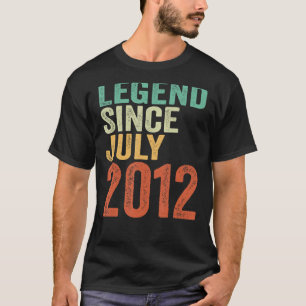 11e verjaardag Legende sinds juli 2012 T-shirt