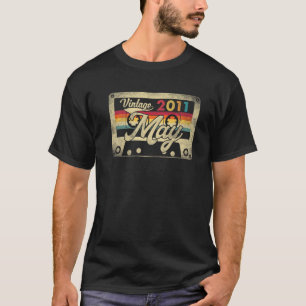 11e verjaardag mei 2011 11 jaar oude vinnen t-shirt