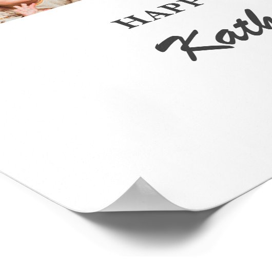 11e verjaardag nummer 11 aangepaste foto collage poster (Hoek)