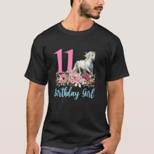 11e verjaardag Paard 11 Jaar Elf Eindelijk 11 Ge T-shirt