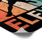 11e verjaardag Retro basketbal liefhebbers jongens Poster (Hoek)