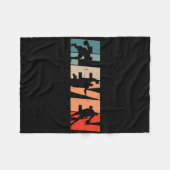 11e verjaardag Retro Bysketbyll 11 jaar oude jonge Fleece Deken (Voorkant (Horizontaal))