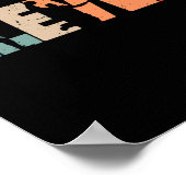 11e verjaardag Retro Bysketbyll 11 jaar oude jonge Poster (Hoek)