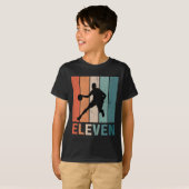 11e Verjaardag Retro Bysketbyll Lovers Boys Kinder T-shirt (Voorkant volledig)