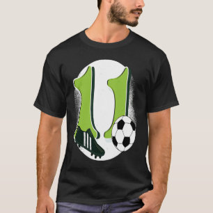 11e verjaardag Soccer Big Number 11 jaar oude Jong T-shirt