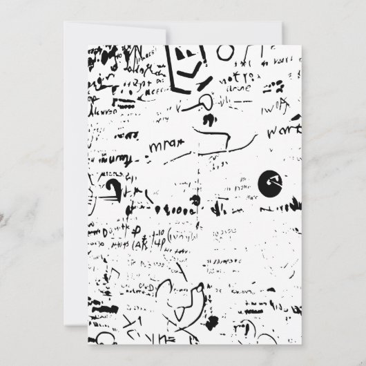 11e verjaardag uitnodigingen Boy Graffiti Paint Pa (Achterkant)