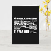 11e verjaardag van de elfde verjaardag van de groo kaart (Gele Bloem)