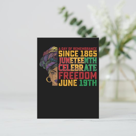 11e verjaardag van de herdenking van de zwarte vri uitnodiging briefkaart (Staand voorkant)