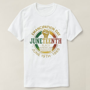 11e verjaardag van de zwarte Amerikaanse vrijheid T-shirt