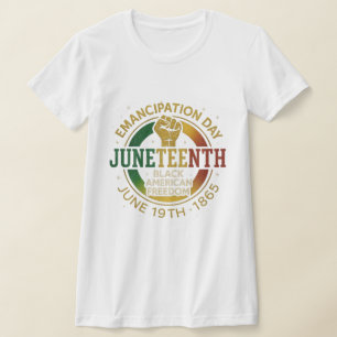 11e verjaardag van de zwarte Amerikaanse vrijheid T-shirt