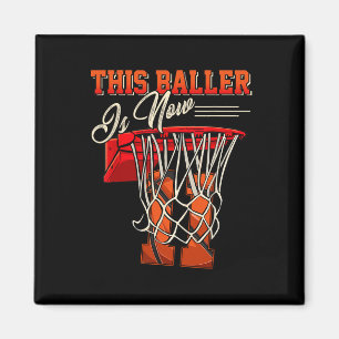 11e verjaardag voor peuter Basketball 11 jaar oud  Magneet