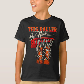 11e verjaardag voor peuter Basketball 11 jaar oud T-shirt