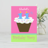 11e Verjaardagsfeestuitnodiging 11 kaarsen Kaart (Staand voorkant)