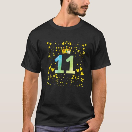 11e verjaardagsjubileum t-shirt (Voorkant)