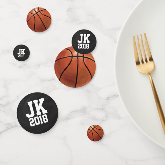 11of12 Gepersonaliseerde Basketbal Stippen Confetti (Groep)