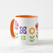 11oz aangepaste Floral Inspirerend Mok door Zazz_i (Voorkant links)