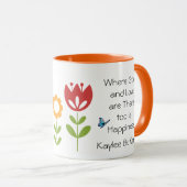 11oz aangepaste Floral Inspirerend Mok door Zazz_i (Voorkant rechts)